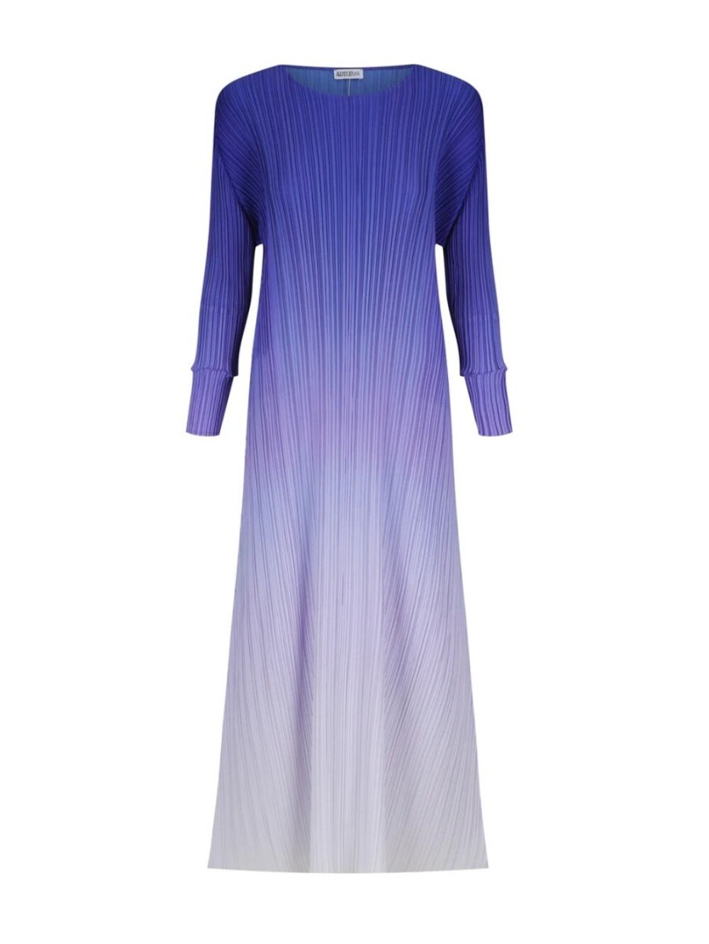 Alquema Simply Pleat Maxi Dress In Sodalite